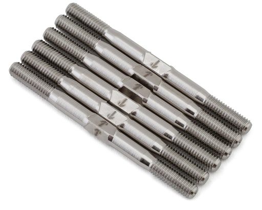 [1UP740915] 1UP Racing RC10B7/RC10B7D Pro Duty Titanium Turnbuckle Set (Raw Silver)