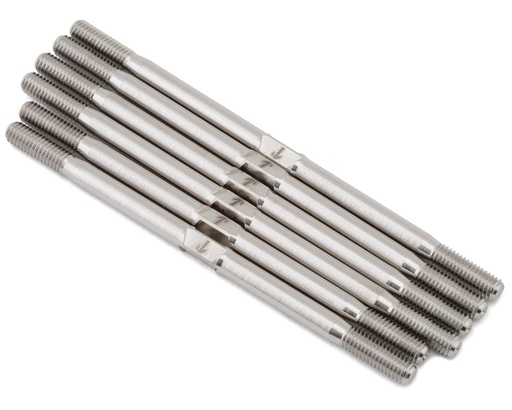 [1UP740955] 1UP Racing Schumacher Storm ST2 Pro Duty Titanium Turnbuckle Set (Silver)