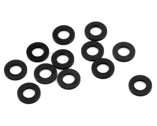 [1UP80306] 1UP Racing 3x6mm Precision Aluminum Shims (Black) (12) (0.75mm)