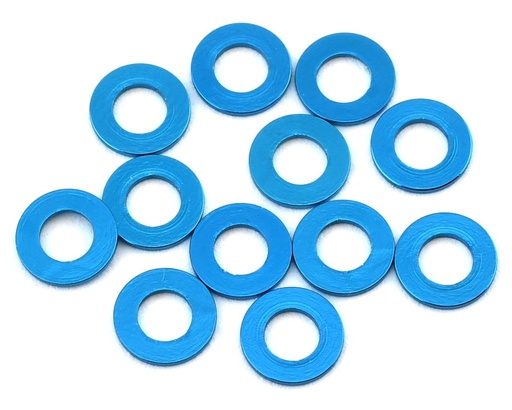 [1UP80313] 1UP Racing 3x6mm Precision Aluminum Shims (Blue) (12) (1mm)