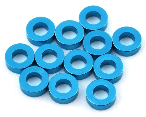 [1UP80314] 1UP Racing 3x6mm Precision Aluminum Shims (Blue) (12) (2mm)