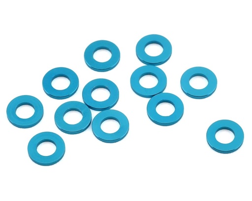 [1UP80316] 1UP Racing 3x6mm Precision Aluminum Shims (Blue) (12) (0.75mm)