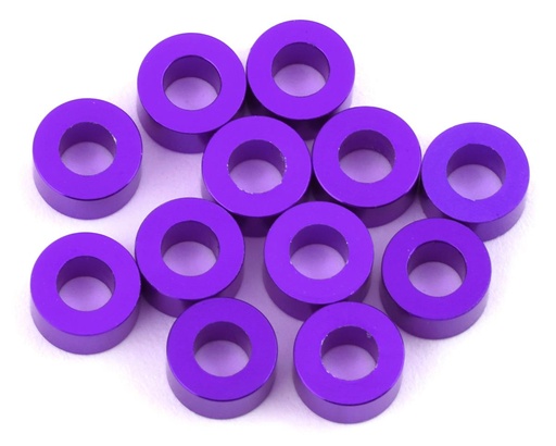 [1UP80328] 1UP Racing 3x6mm Precision Aluminum Shims (Purple) (12) (3mm)