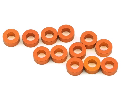 [1UP80358] 1UP Racing 3x6mm Precision Aluminum Shims (Orange) (12) (2.5mm)