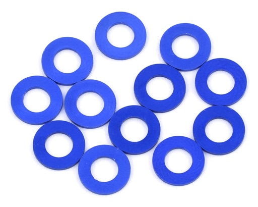 [1UP80391] 1UP Racing 3x6mm Precision Aluminum Shims (Dark Blue) (12) (0.25mm)