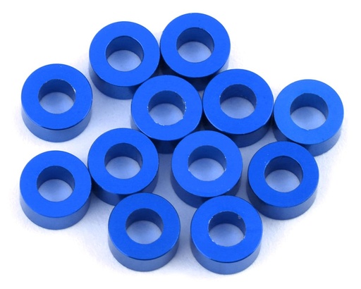 [1UP80398] 1UP Racing 3x6mm Precision Aluminum Shims (Dark Blue) (12) (3mm)