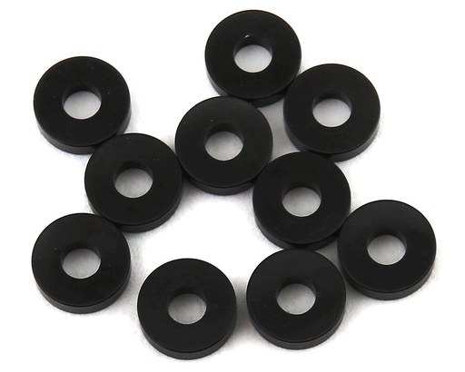 [1UP80404] 1UP Racing 3x8mm Precision Aluminum Shims (Black) (10) (2mm)