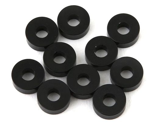 [1UP80405] 1UP Racing 3x8mm Precision Aluminum Shims (Black) (10) (3mm)