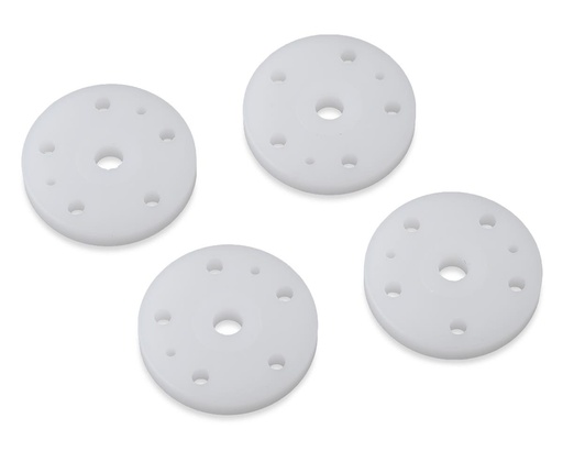 [TKR6168] Tekno RC CNC Flat/Flat Shock Pistons (4) (5x1.6mm/2x1.0mm)