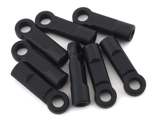 [TKR5187B] Tekno RC 6.8mm Straight Rod End Set (8) (Hard)