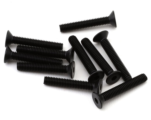 [TKR1350] Tekno RC 4x25mm Flat Head Screws (10)