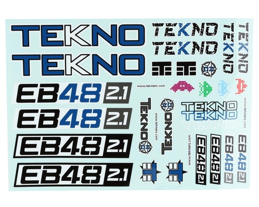 [TKR9247] Tekno RC EB48 2.1 Decal Sheet