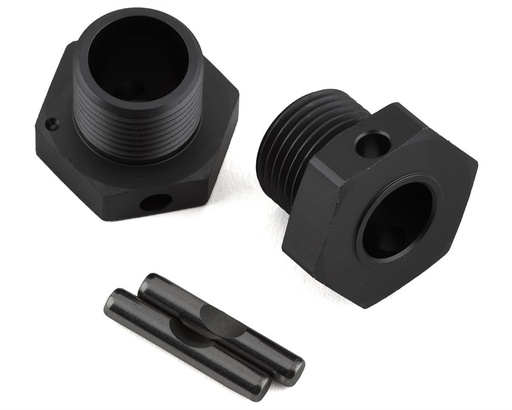 [TKR9674] Tekno RC NB48 2.1 Aluminum 17mm Wheel Hub Set (Gun Metal) (2)