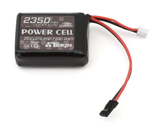 [TEKTT1680] Tekin Power Cell 2S LiHV Receiver Battery Pack 10C (7.6V/2350mAh) (HB/TLR 8IGHT)