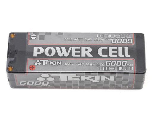 [TEKTT1660] Tekin Titanium Power Cell 4S LCG Brick LiPo Battery 140C (14.8V/6000mAh)