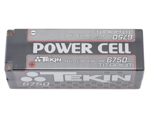 [TEKTT1659] Tekin Titanium Power Cell 4S Brick LiPo Battery 140C (14.8V/6750mAh)