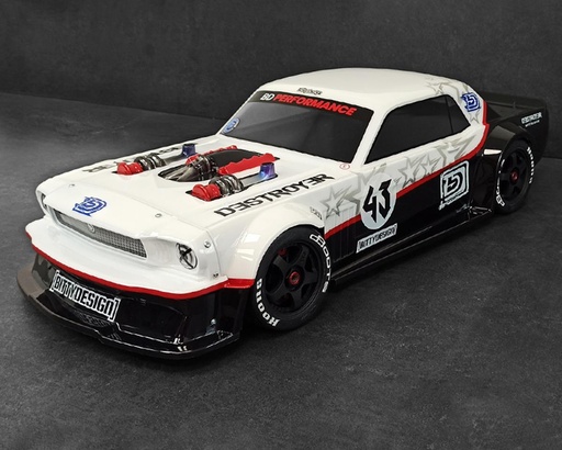 [BDYMC7-DSTY] Bittydesign Destroyer 1/7 Supercar Body (Clear) (Arrma Infraction/Limitless)