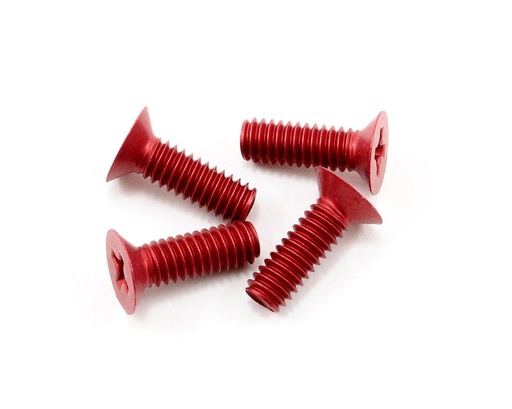 [CLN12392] CRC 8-32 Front End Screws (Red) (4)