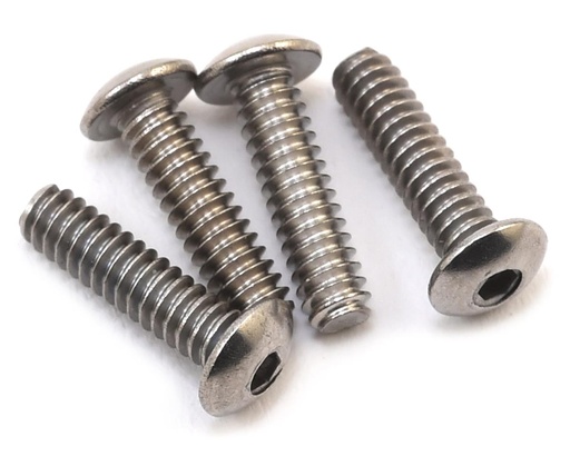 [CLN1435] CRC 4-40x7/16" Stainless Steel Button Head Screw (4)