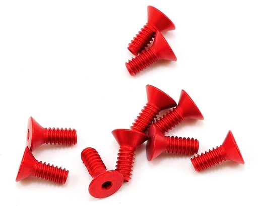 [CLN1451] CRC 4-40x5/16" Aluminum Flat Head Screw (10)