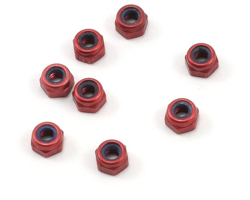 [CLN1472] CRC 2-56 Aluminum Locknut (Red) (8)