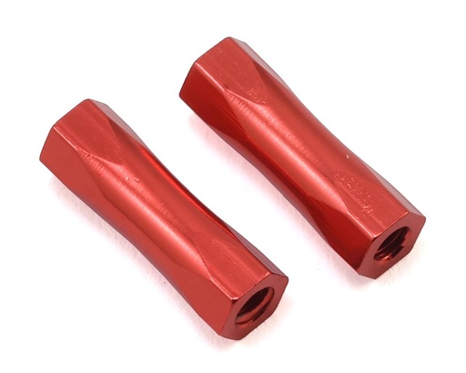 [CLN1738] CRC Servo Plate Hex Standoffs (2) (Red)