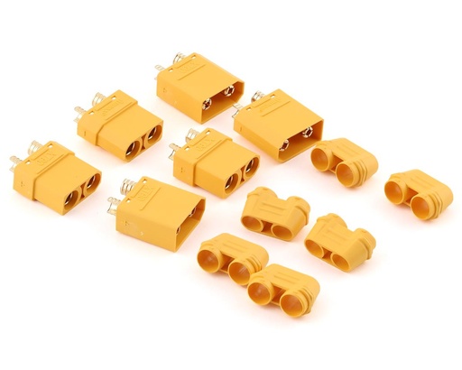 [MCL4115] Maclan XT90 Connector (3 Female/3 Male) (Yellow)