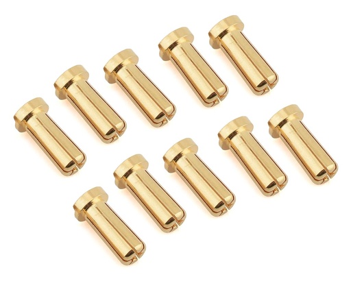 [MCL4217] Maclan Max Current 5mm Low Profile Gold Bullet Connectors (10)
