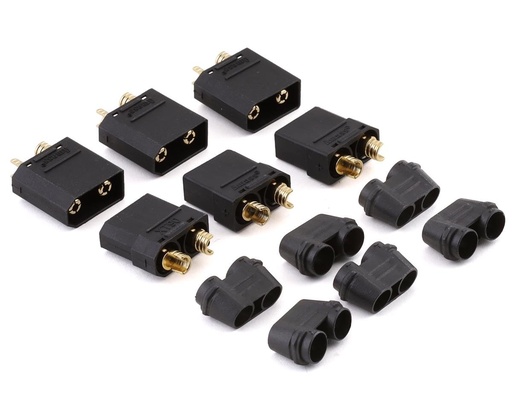 [MCL4269] Maclan XT90 Connectors (3 Female/3 Male) (Black)