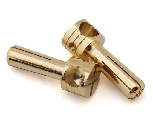 [MCL4329] Maclan Heavy Duty 5mm Heavy Duty Gold Bullet Connectors (2)
