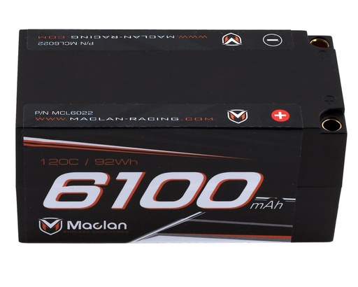 [MCL6022] Maclan HV Graphene 4S Shorty LiPo Battery w/5mm Bullets (14.8V/6100mAh)