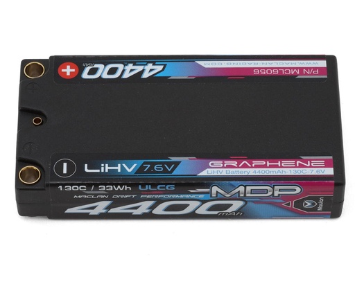 [MCL6056] Maclan MDP Graphene HV 2S 130C Shorty ULCG LiHV Battery (7.6V/4400mAh)