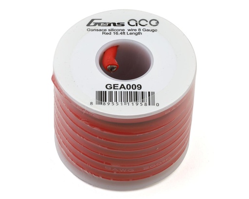 [GEA009] Gens Ace Silicone Wire (8AWG) (Red) (16.4 ft.)