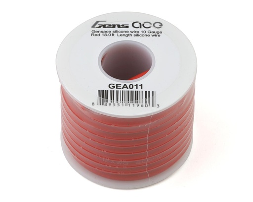 [GEA011] Gens Ace Silicone Wire (10AWG) (Red) (18.4 ft.)