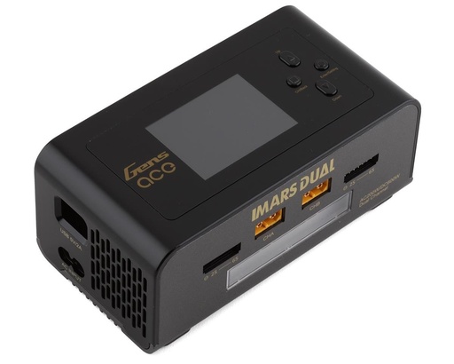 [GEA200WDUAL-UB] Gens Ace IMars Dual Port AC/DC Charger (6S/15A/100W x 2) (Black)