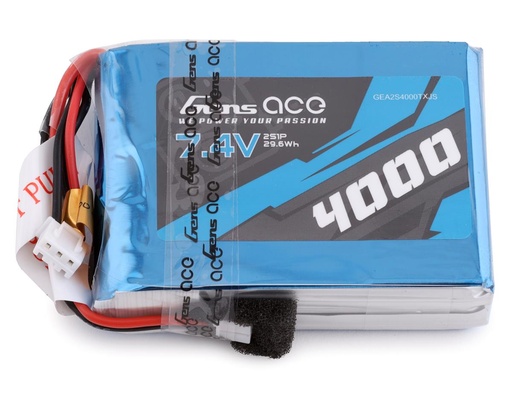 [GEA2S4000TXJS] Gens Ace 2s LiPo Transmitter Battery (7.4V/4000mAh) (DX7, DX7S, DX8 & DX9)