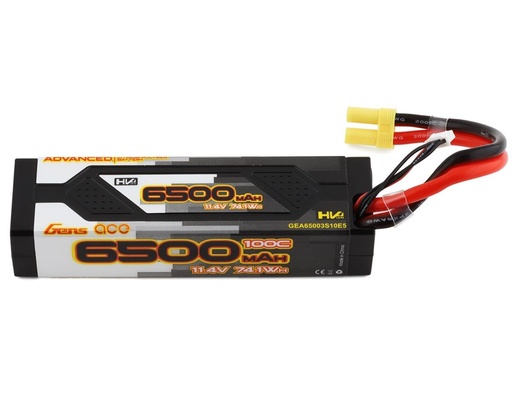 [GEA65003S10E5] Gens Ace 3S LiHV Advanced Series LiPo Battery 100C (11.4V/6500mAh)