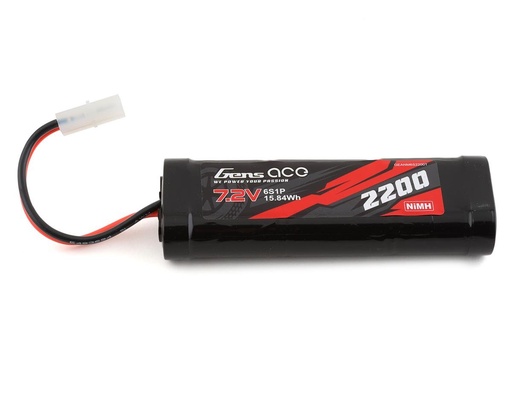 [GEANM6S2200T] Gens Ace 6-Cell 7.2V NiMh Battery w/Tamiya Connector (2200mAh)