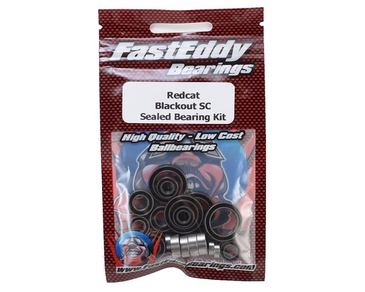 [TFE4484] FastEddy Redcat Blackout SC Sealed Bearing Kit