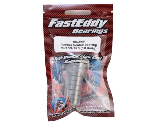 [TFE4540] FastEddy 8x15x5mm Rubber Sealed Bearing (10)