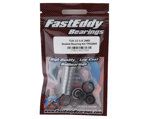 [TFE5805] FastEddy TLR 22 5.0 2WD Rubber Sealed Bearing Kit