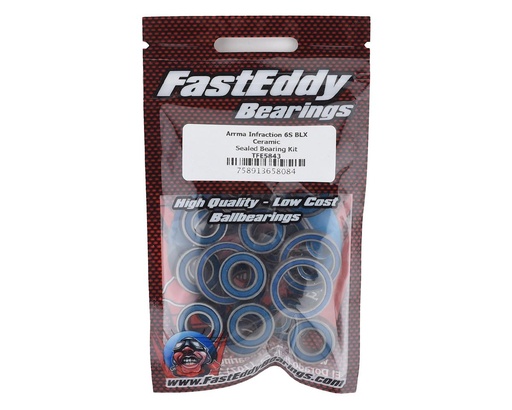 [TFE5843] FastEddy Arrma Infraction 6S BLX Ceramic Sealed Bearing Kit