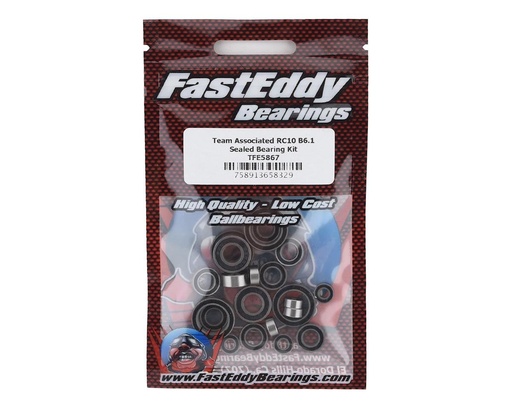 [TFE5867] FastEddy Team Associated RC10 B6.1 Sealed Bearing Kit
