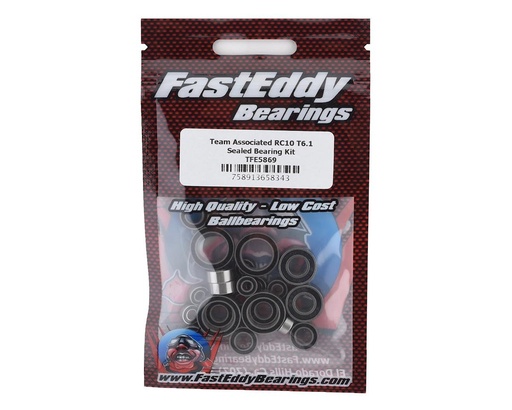 [TFE5869] FastEddy Team Associated RC10 T6.1 Sealed Bearing Kit