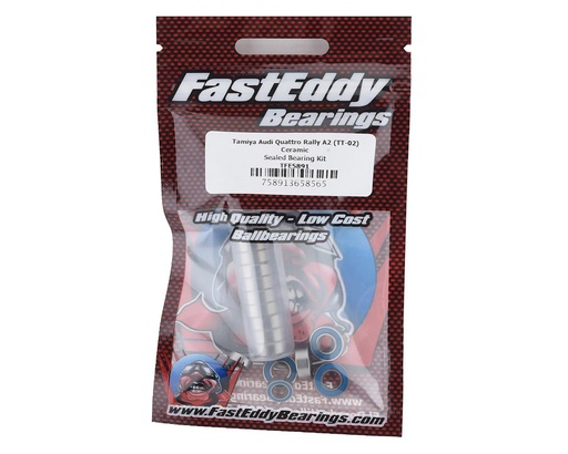 [TFE5891] FastEddy Tamiya Audi Quattro Rally A2 Ceramic Rubber Sealed Bearing Kit (TT-02)