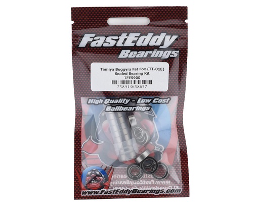 [TFE5900] FastEddy Tamiya Buggyra Fat Fox Sealed Bearing Kit (TT-01E)