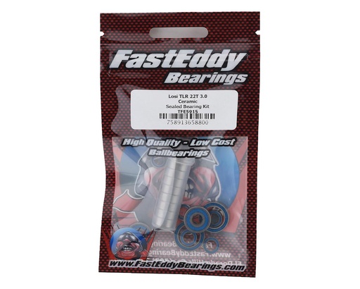 [TFE5915] FastEddy Losi TLR 22T 3.0 Ceramic Sealed Bearing Kit