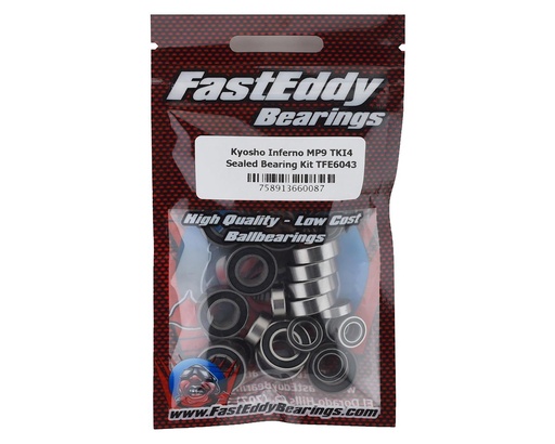 [TFE6043] FastEddy Kyosho Inferno MP9 TKI4 Sealed Bearing Kit