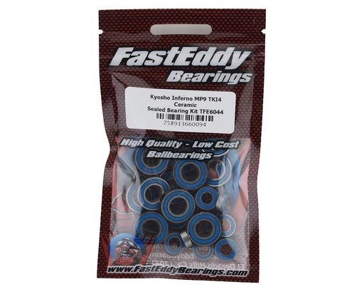 [TFE6044] FastEddy Kyosho Inferno MP9 TKI4 Ceramic Sealed Bearing Kit