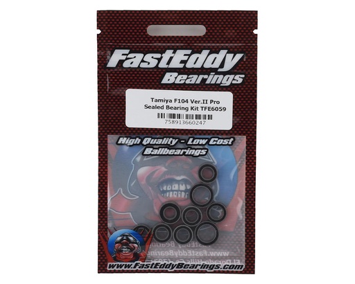 [TFE6059] FastEddy Tamiya F104 Ver.II Pro Sealed Bearing Kit